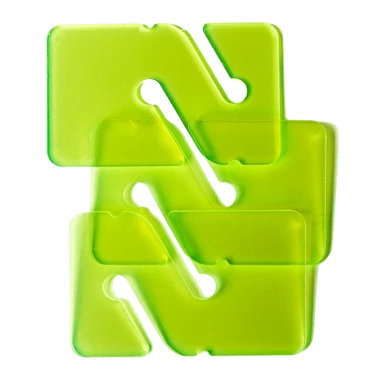 3 REMs (Reference Exit Markers) Transparent Green 3 3 REMs (Reference Exit Markers) Transparent Green