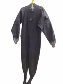 BARE Aqua Trek-1 Pro Drysuit -Size LG- Sock Size 9-10- Open Box