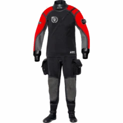 BARE Sentry Tech Dry Drysuit -Aqua Lung Diving Shop bare sentry tech red