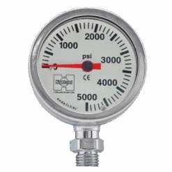 Highland 2" And 2.5" Brass & Glass SPG -Aqua Lung Diving Shop hl301 2 brass glass spg 5