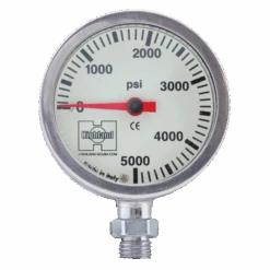 Highland 2" And 2.5" Brass & Glass SPG -Aqua Lung Diving Shop hl302 2.5 brass glass spg 1