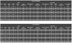 Men's AUG 450 Undergarment Package-Discontinued 7 Men's AUG 450 Undergarment Package-Discontinued -Aqua Lung Diving Shop hollisaug450sizechart 1