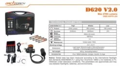 D620 V2.0 Canister Light -Aqua Lung Diving Shop isq2cchn