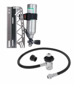 Drysuit Inflation System With Tank