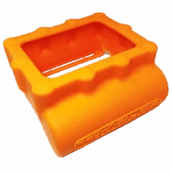 Silicone Protective Cover For Predator And Pursuit Computers -Aqua Lung Diving Shop orange predator cover