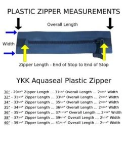 Aquaseal Plastic Drysuit Zipper W/ Metal Pull 9 Aquaseal Plastic Drysuit Zipper W/ Metal Pull -Aqua Lung Diving Shop photoroom 20230202 062341