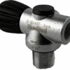 FABER Blue Steel Inline Rebreather Valve - Black - 3442psi (100% O2) -Aqua Lung Diving Shop rebreathervalveblack