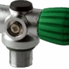 FABER Blue Steel Inline Rebreather Valve - Green - 3442psi - (100% O2) 2 FABER Blue Steel Inline Rebreather Valve - Green - 3442psi - (100% O2) -Aqua Lung Diving Shop rebreathervalvegreen