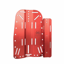 Aluminum Backplate With STA 10 Aluminum Backplate With STA -Aqua Lung Diving Shop red backplate package