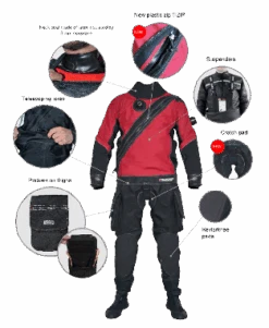 E.Motion Drysuit -Aqua Lung Diving Shop santiemotionsidepic2