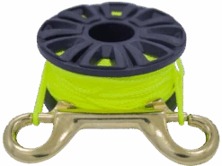 100' Finger Spool -Aqua Lung Diving Shop scubamax100ftspoolyellowsidepic1