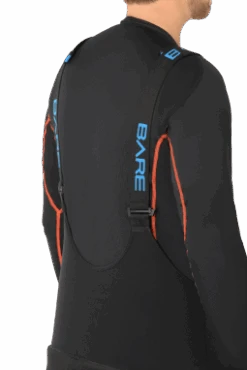 BARE Sentry Pro Dry Drysuit 14 BARE Sentry Pro Dry Drysuit -Aqua Lung Diving Shop sentry tech suspenders back 1