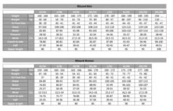 Aqua Lung Men's Blizzard Neoprene Drysuit - M, ML, Or XL 11 Aqua Lung Men's Blizzard Neoprene Drysuit - M, ML, Or XL -Aqua Lung Diving Shop size chart bl